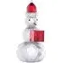 Gem Snowman Christmas Ornament with Red Hat - Clear
