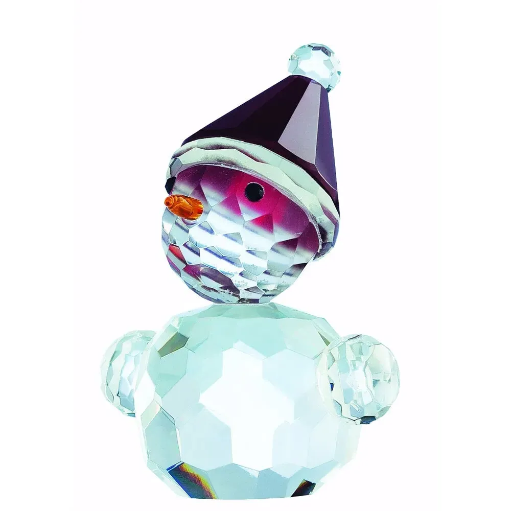 Magical Blushing Snowman Crystal Figurine product