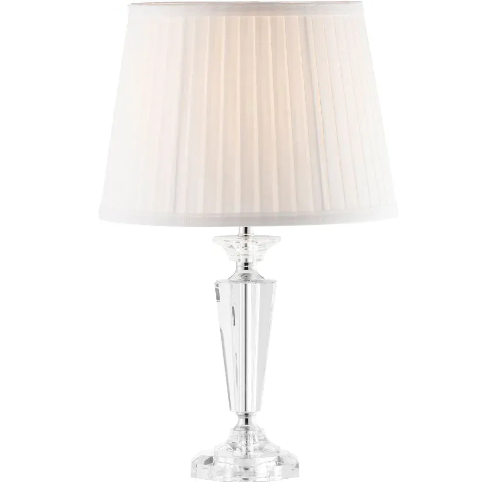 Sofia Table Lamp with Shade - Crystal image