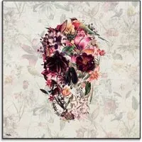 Ali Gulec Springtime Skull Wall Art - Colorful