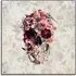 Ali Gulec Springtime Skull Wall Art - Colorful