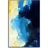 A Letter to Blue Wall Art - Blue