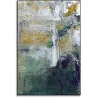 Artur Chen Autumn Reverie I Abstract Painting - Green