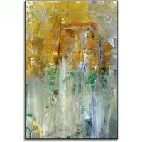 Autumn Reverie II Abstract Wall Art - Green