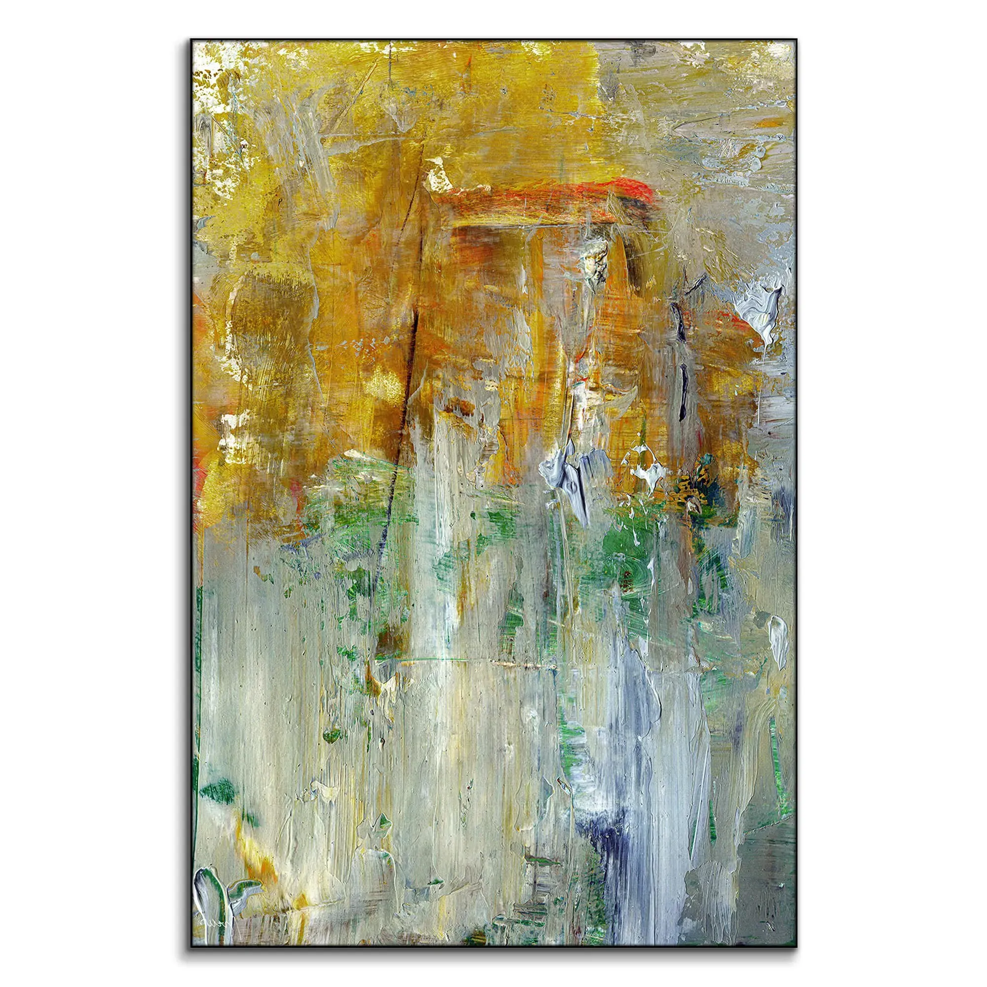 Autumn Reverie II Abstract Wall Art - Green image