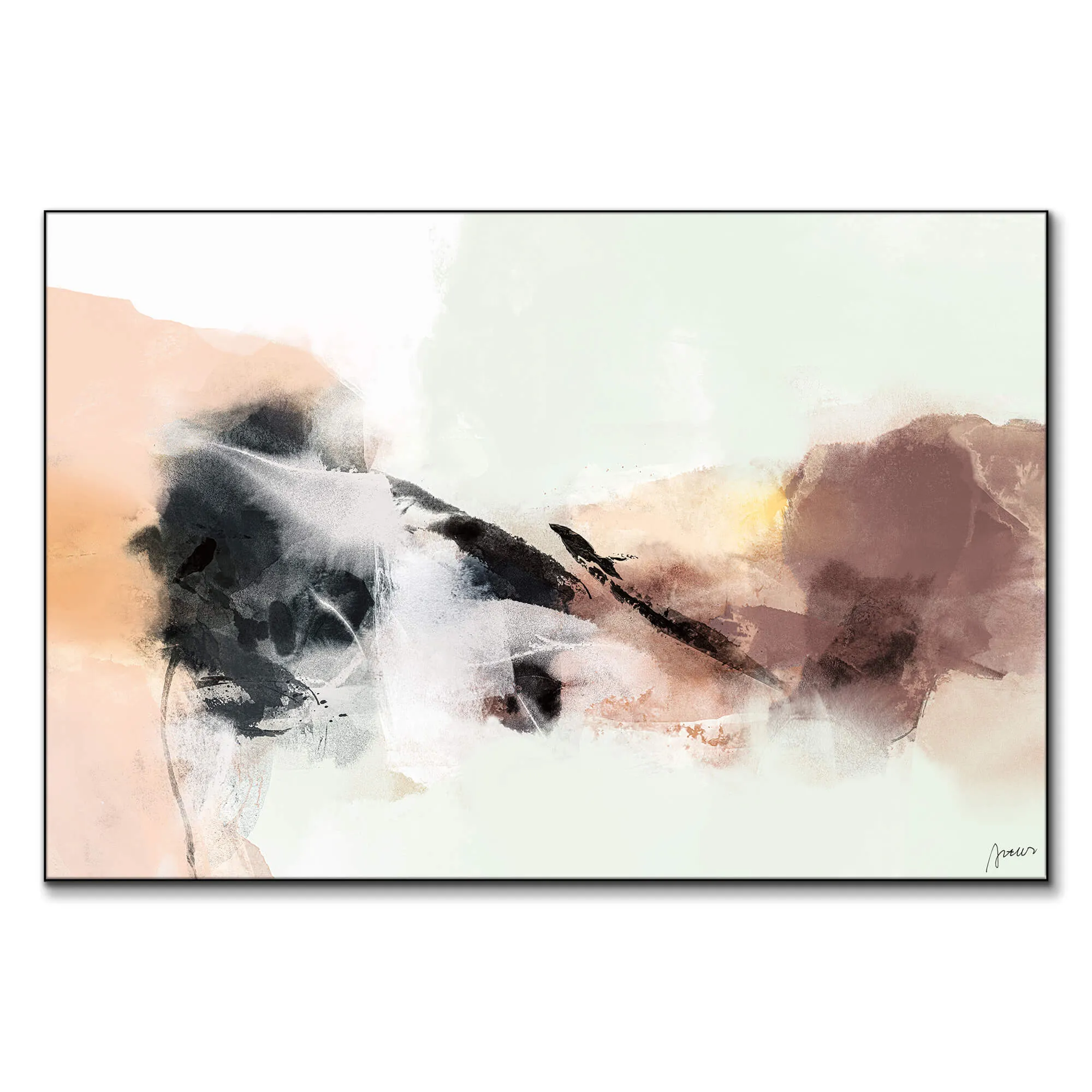 Broad Minded Abstract Wall Art - Light image