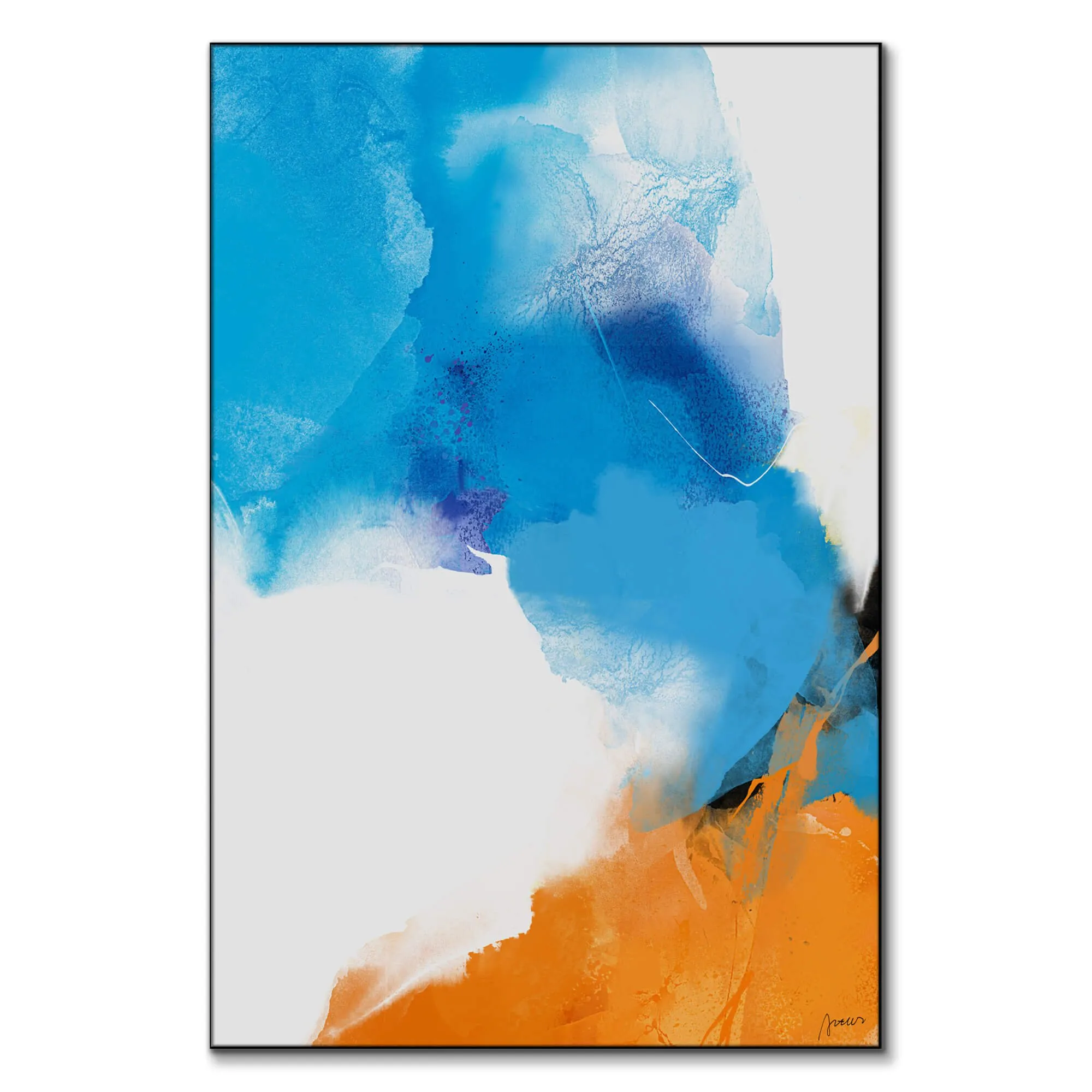 Dialogue of Wise Men Wall Art - Orange image