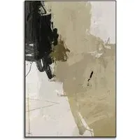 Dust and Ink Abstract Wall Art - Brown