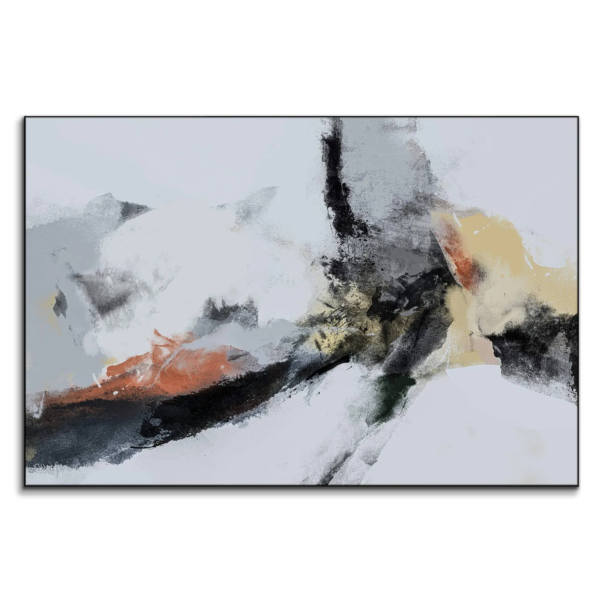 Legend of Heroes Abstract Wall Art - Neutral image