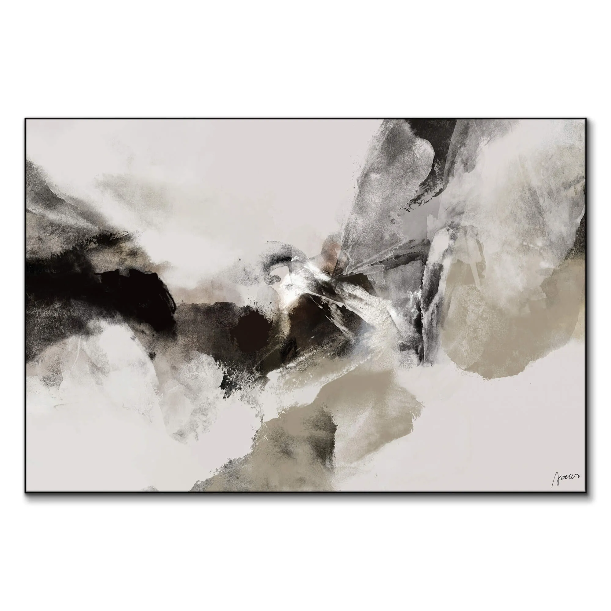 Vision of the Peak Wall Art - Grey image