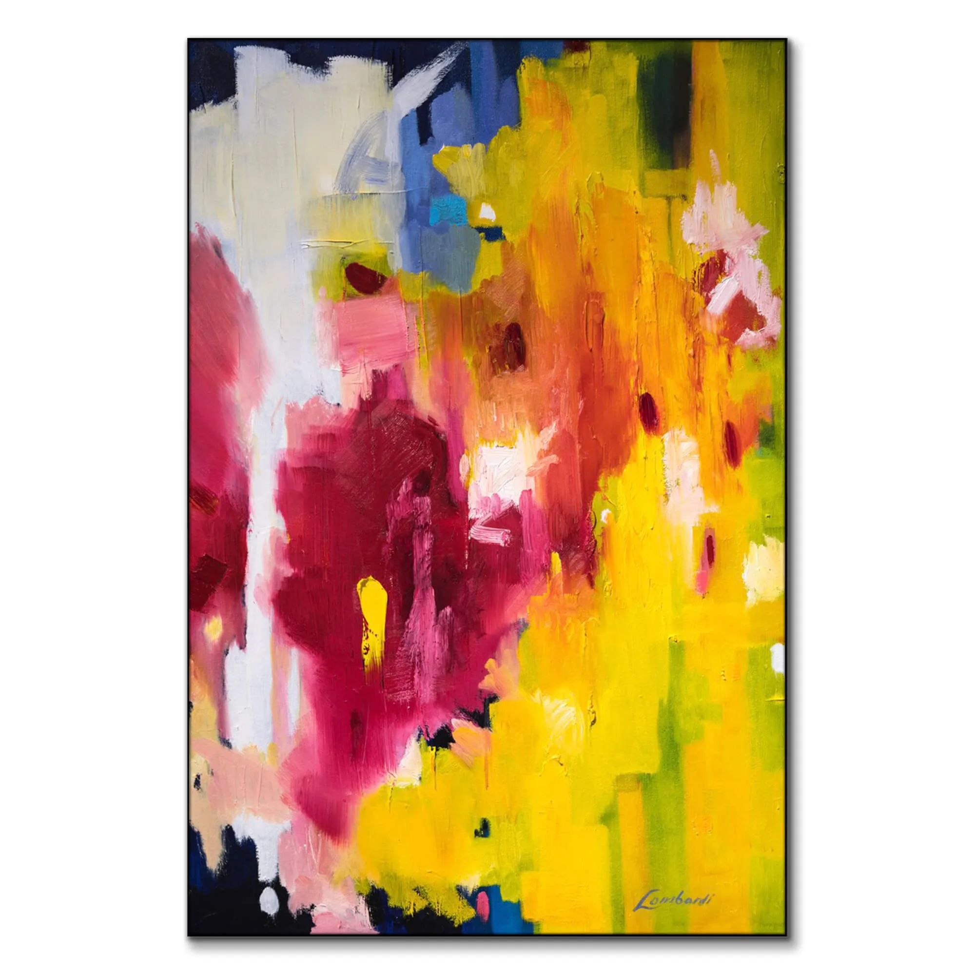 Up and Down Abstract Wall Art - Warm image