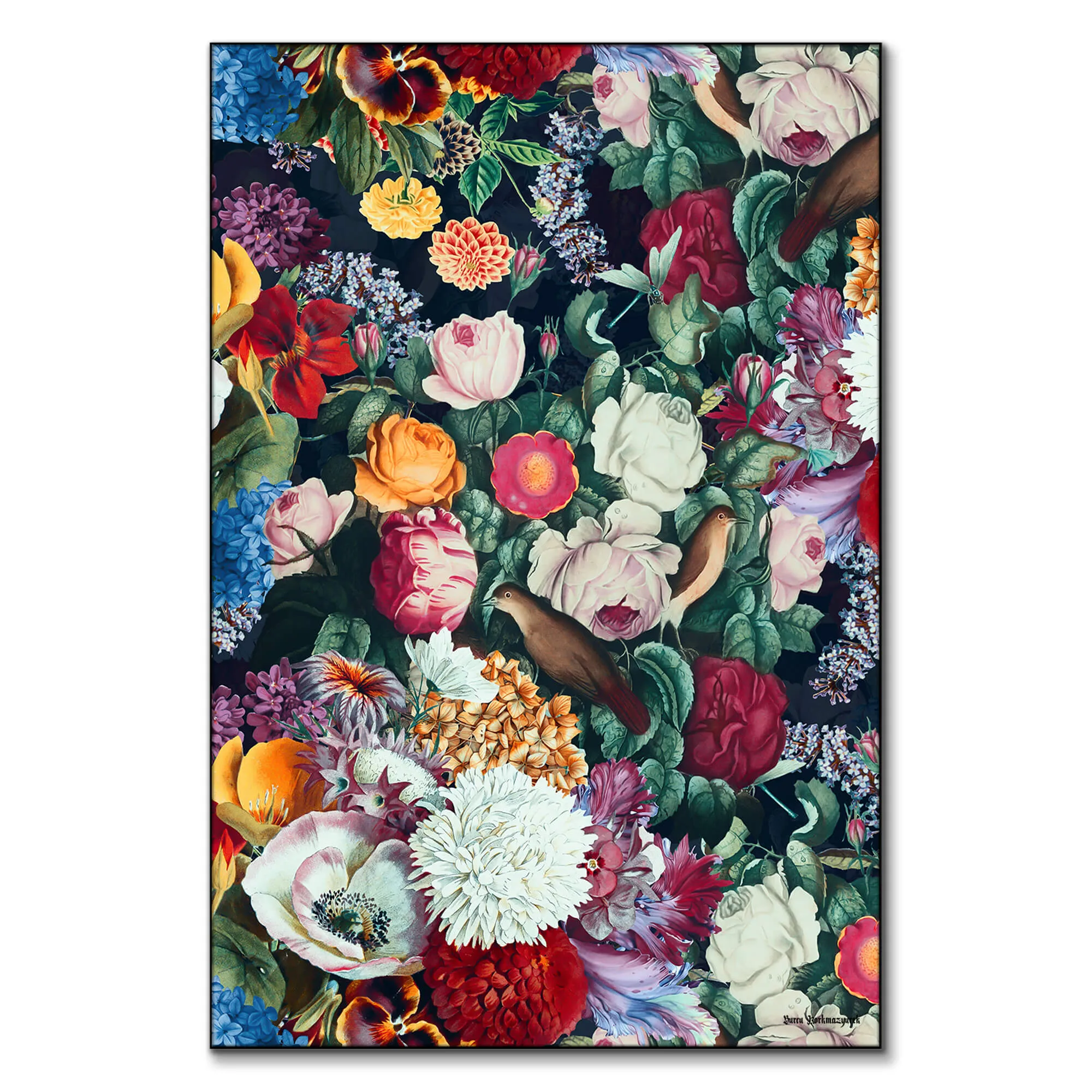 Exotic Garden Night XIII Art Print - Warm image