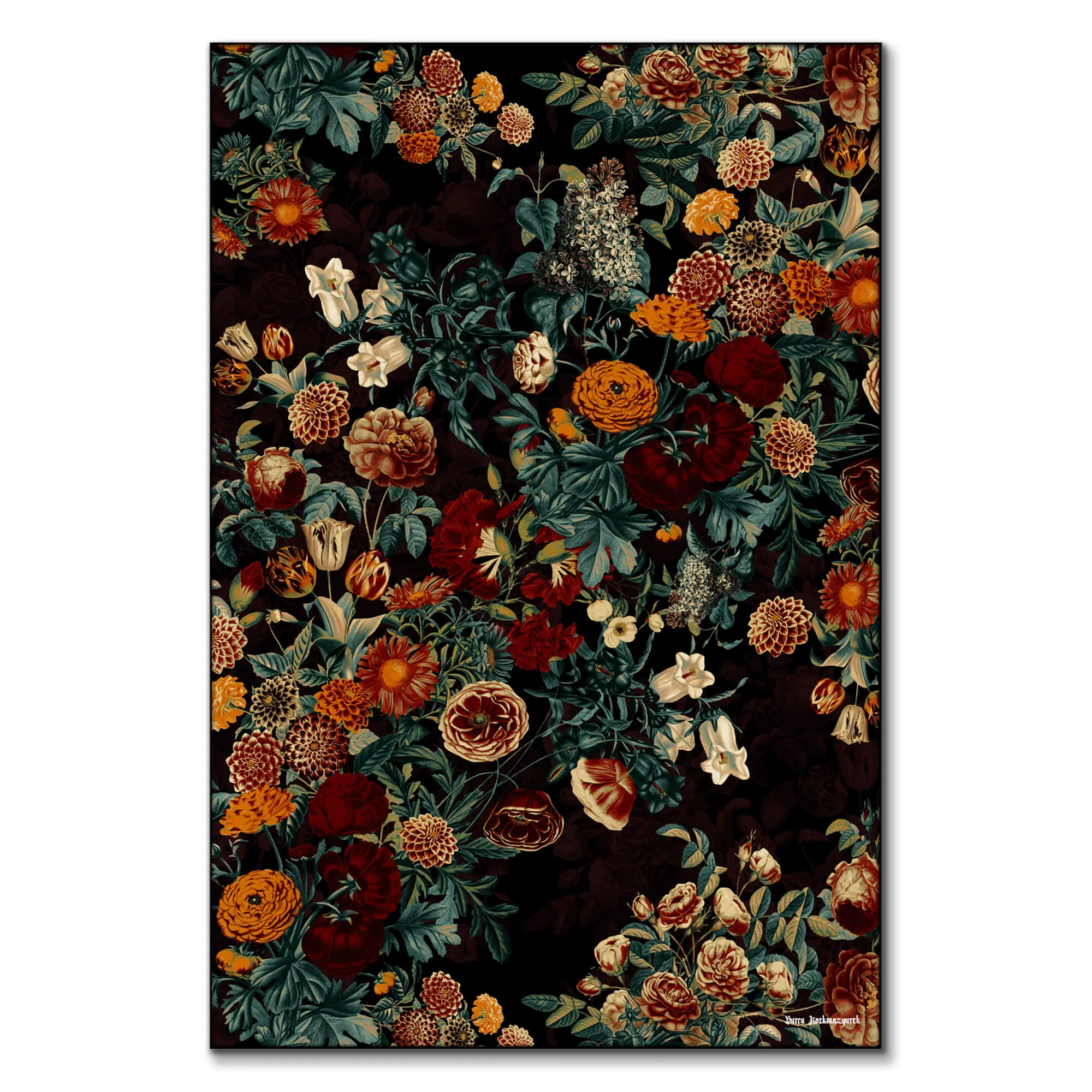 Exotic Garden Night XXI Art Print - Dark