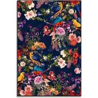 Floral and Birds XII Wall Art - Vibrant
