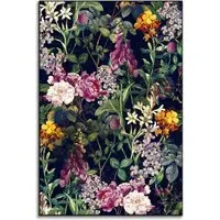 Midnight Forest VII Botanical Wall Art - Warm