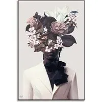 All the Winters I Bloomed For You Wall Art - Black and White