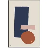 La Cienega Boulevard 2 Abstract Wall Art - Pastel