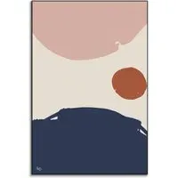 La Cienega Boulevard 3 Abstract Wall Art - Pastel