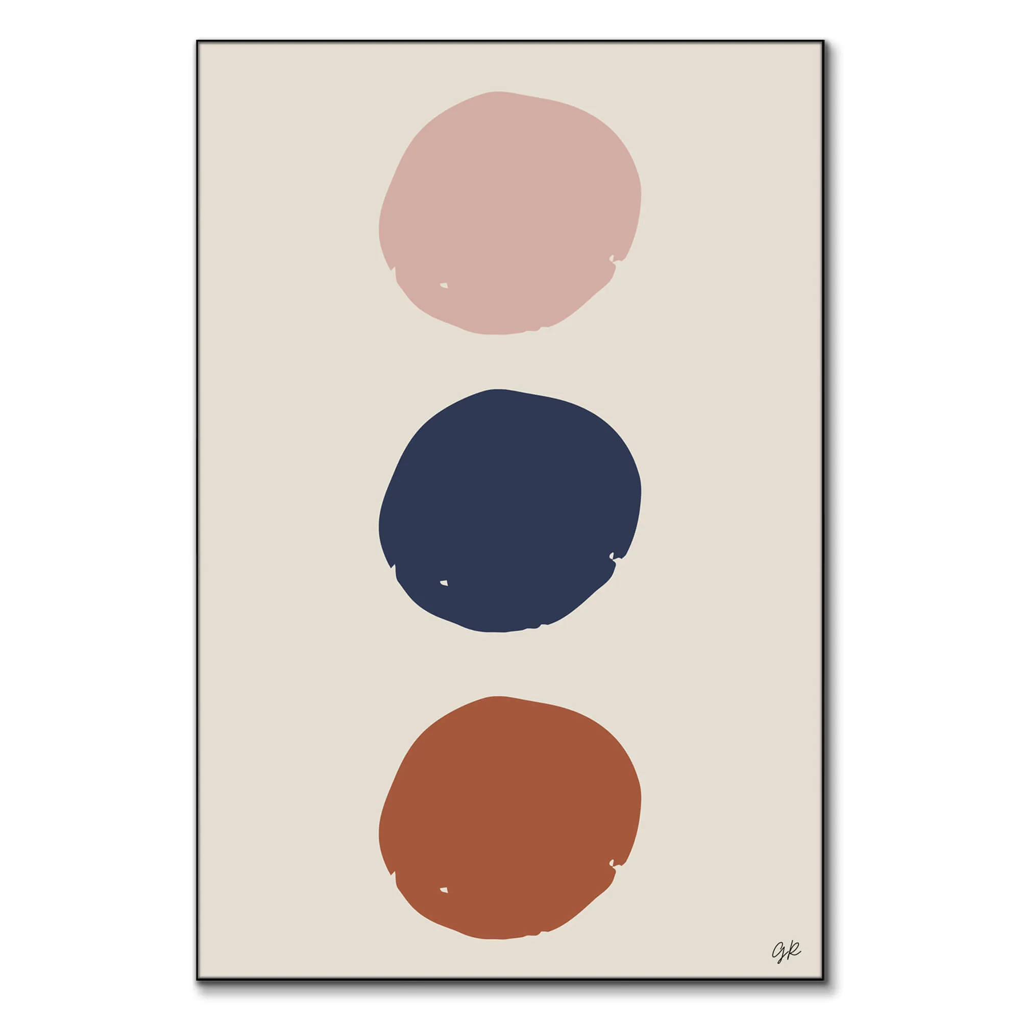 La Cienega Boulevard 4 Abstract Wall Art - Pastel