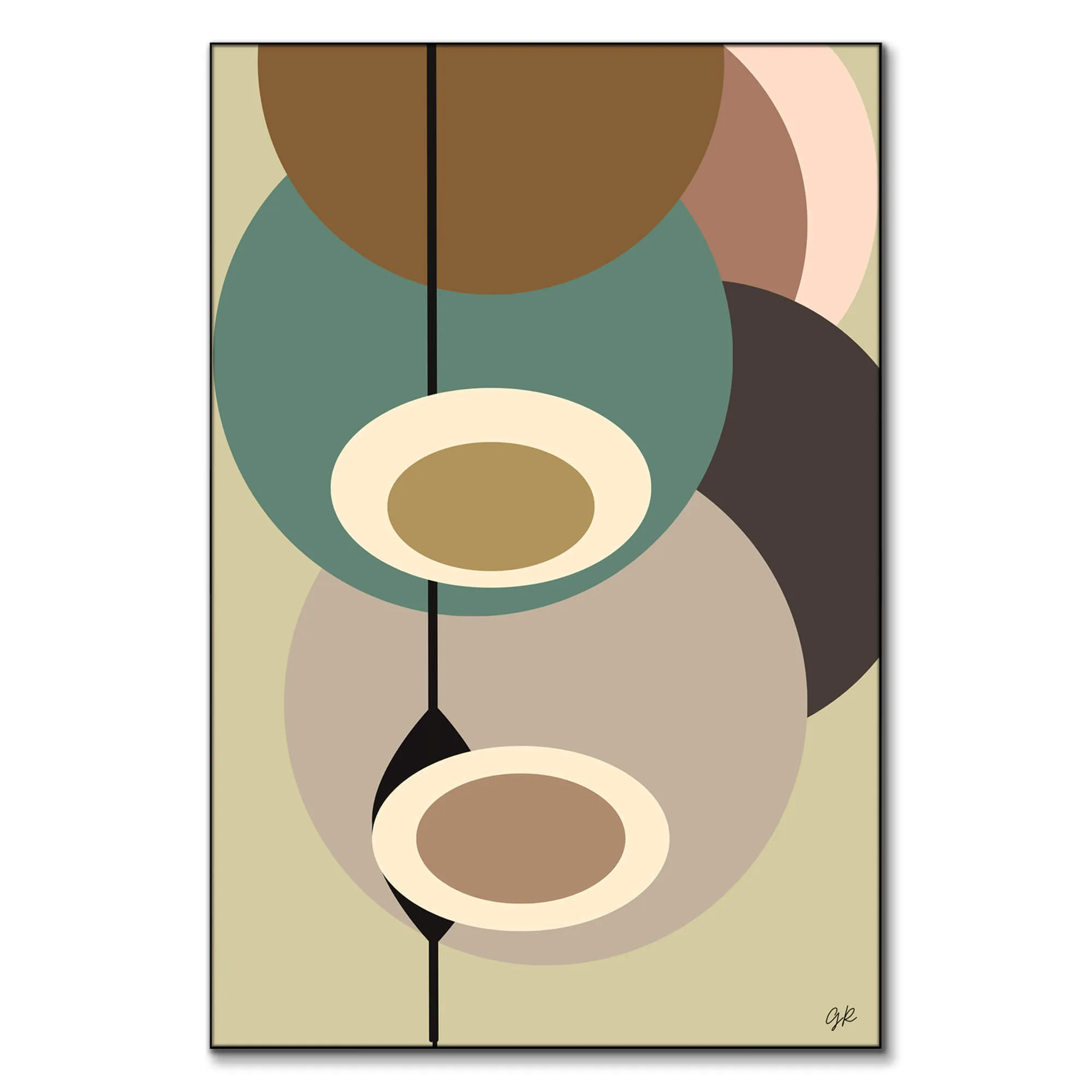 Love Drop Natural Edition Wall Art - Neutral image