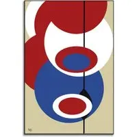 Love Drop Wall Art - Red, White, Blue