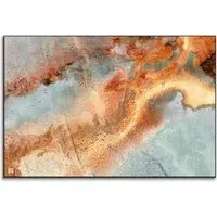 Geo Formation Abstract Wall Art - Orange