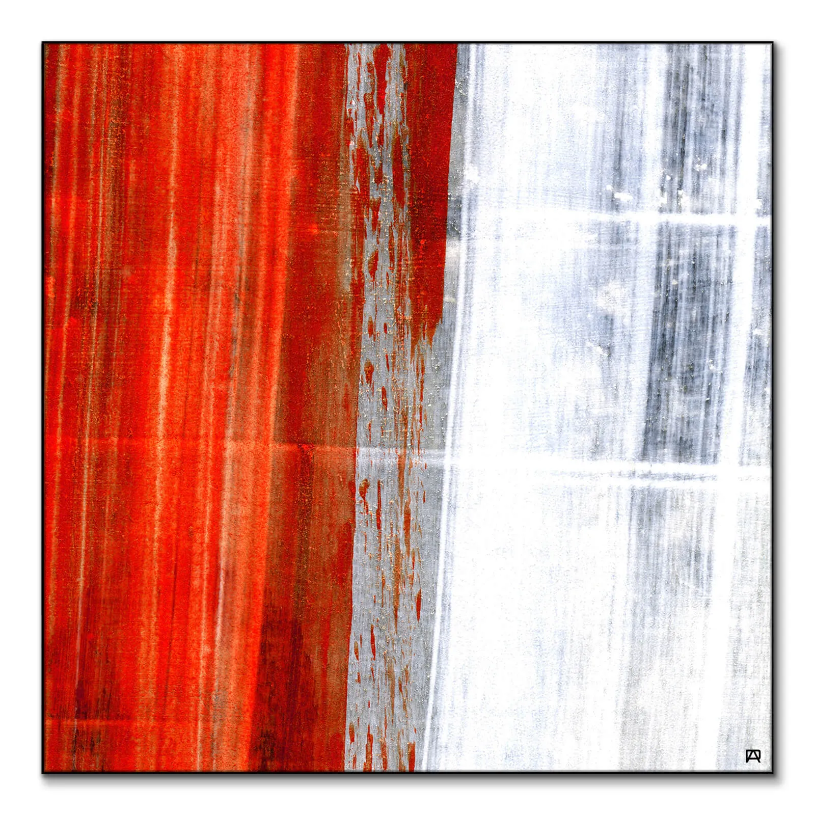 Jared Hankins Abstract Wall Art - Red image