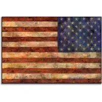 Stars and Stripes Wall Art - Dark