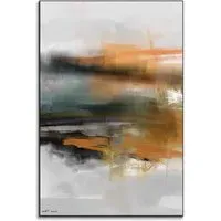 Crazy About You Abstract Wall Art - Grey