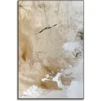 Embrace of Motherhood No. 02 Abstract Art - Neutral