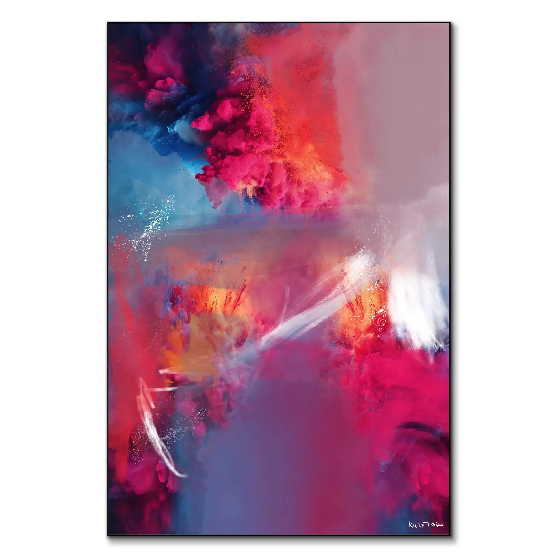 Feeling Purdy Good Wall Art - Vibrant image