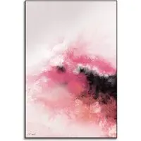 Flow No. 1 Abstract Wall Art - Pink