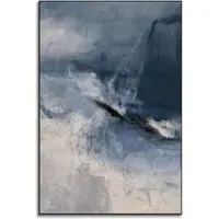 Frosty Reverie No. 02 Wall Art - Blue