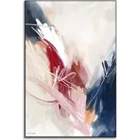 Good Feeling No. 01 Abstract Wall Art - Red