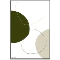 Karine Tonial Grimm Circles Wall Art - Green