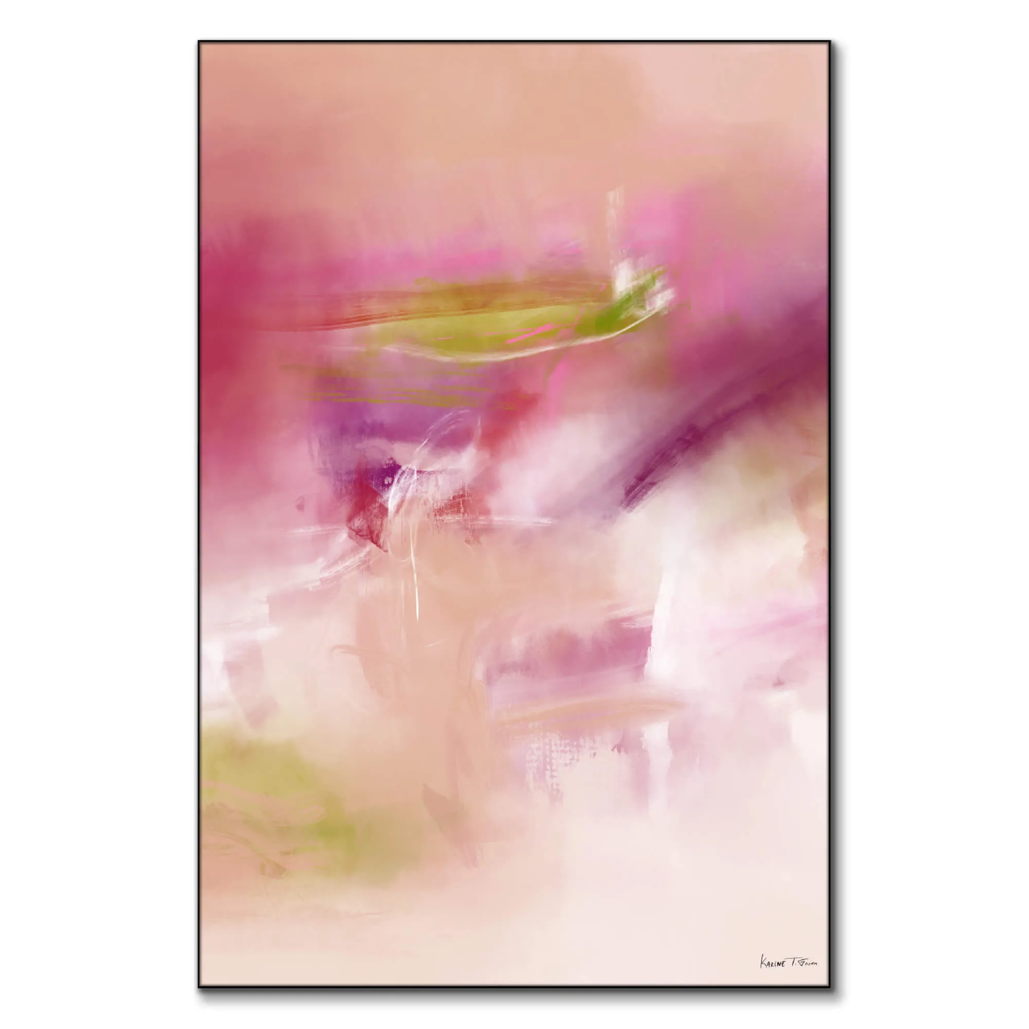 Love and Pain No. 2 Wall Art - Pink image