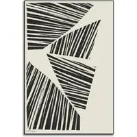 Nordic No. 8 Wall Art - Black and White