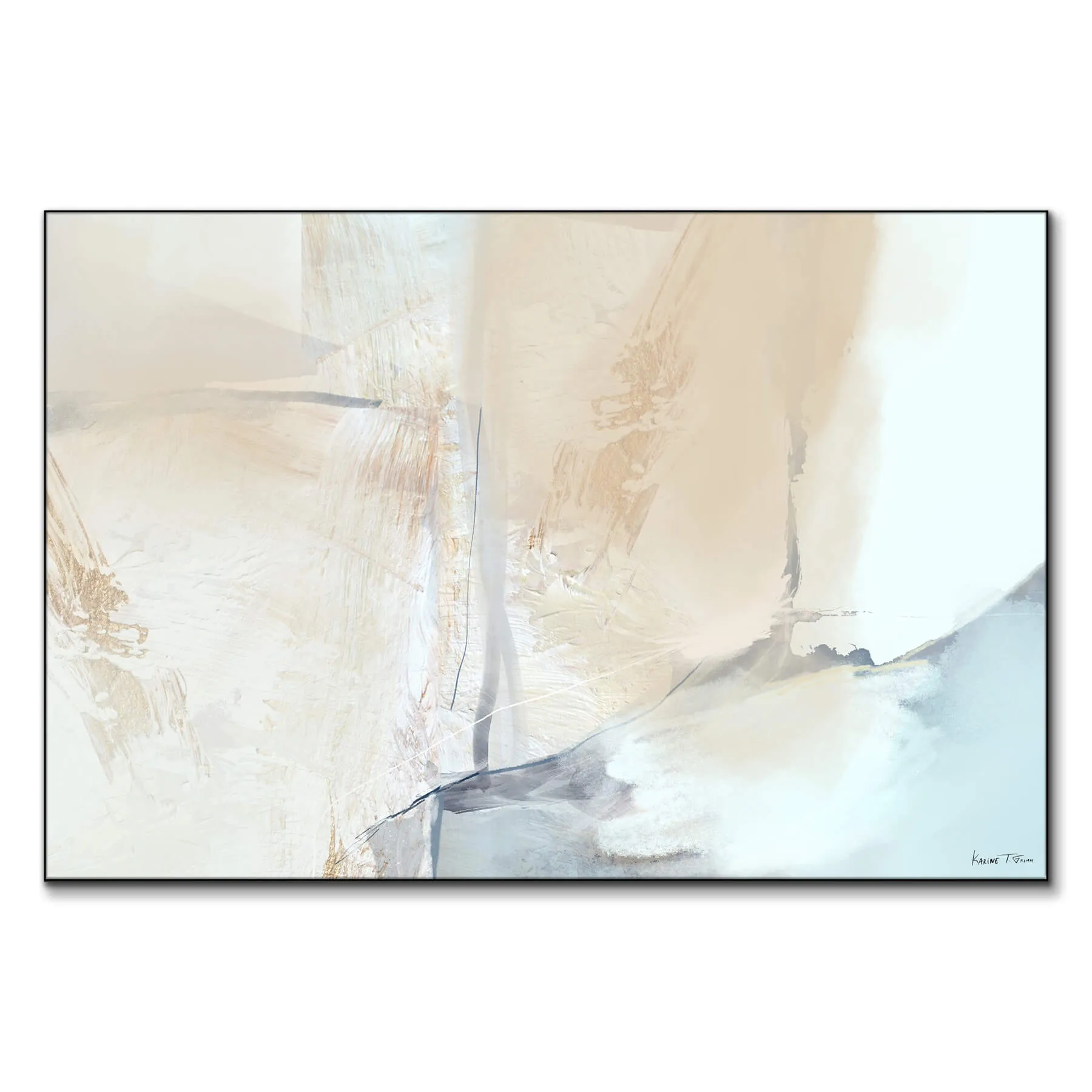 Settled No. 6 Abstract Wall Art - Light image