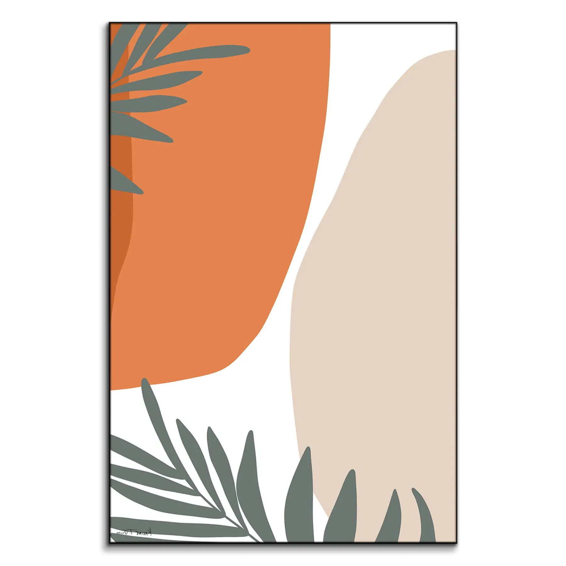 Tropical No. 2 Wall Art - Orange image