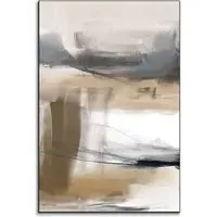 Twisted Humor No. 2 Abstract Wall Art - Brown