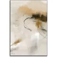 When You Walk In No. 02 Abstract Wall Art - Neutral