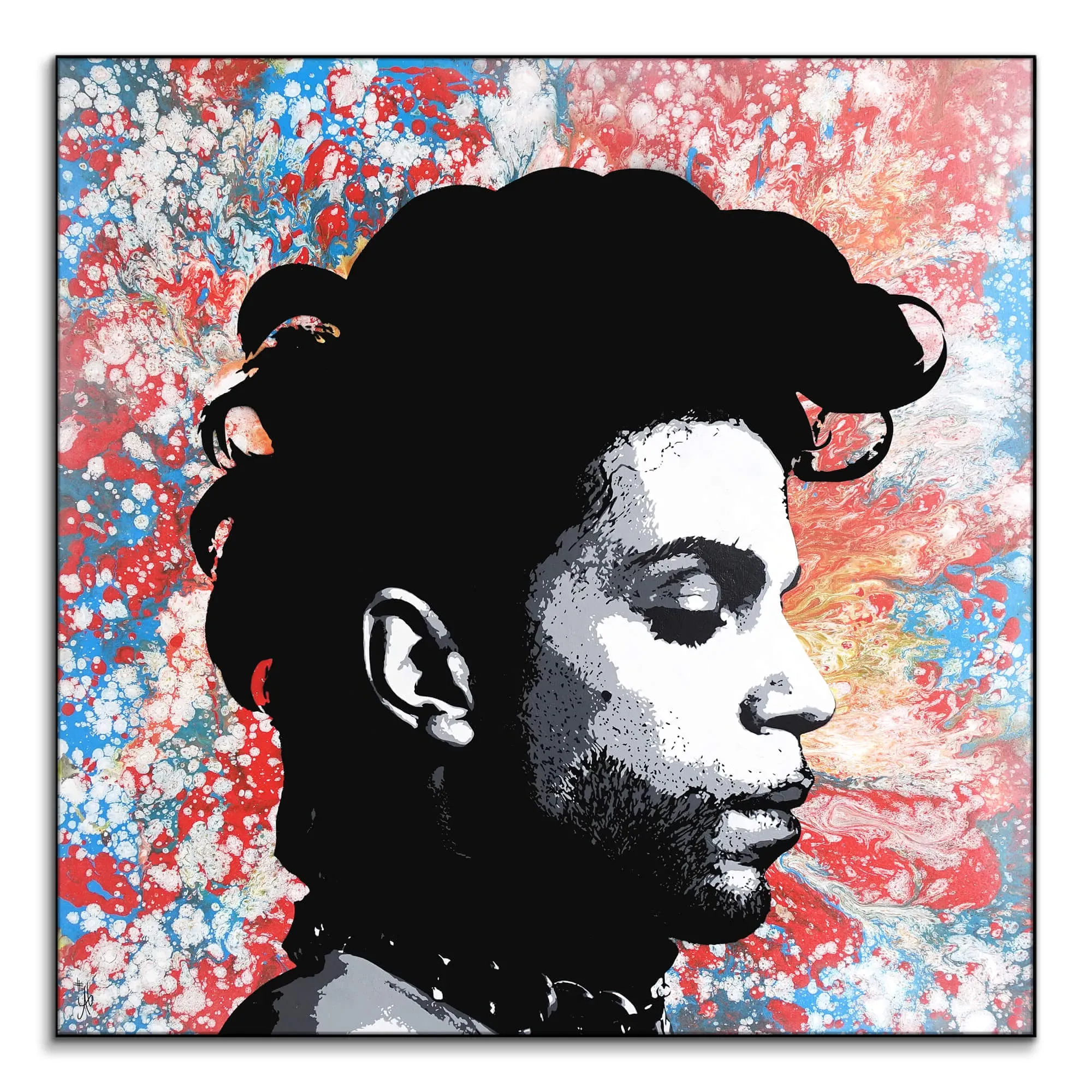 Prince In Color Wall Art - Vibrant image