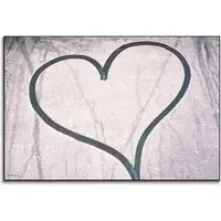 Dirty Lover Heart Wall Art - Neutral