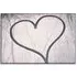 Dirty Lover Heart Wall Art - Neutral