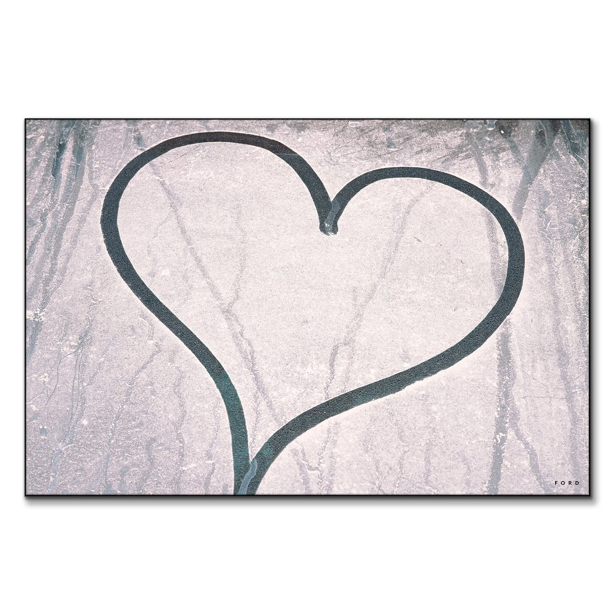 Dirty Lover Heart Wall Art - Neutral image