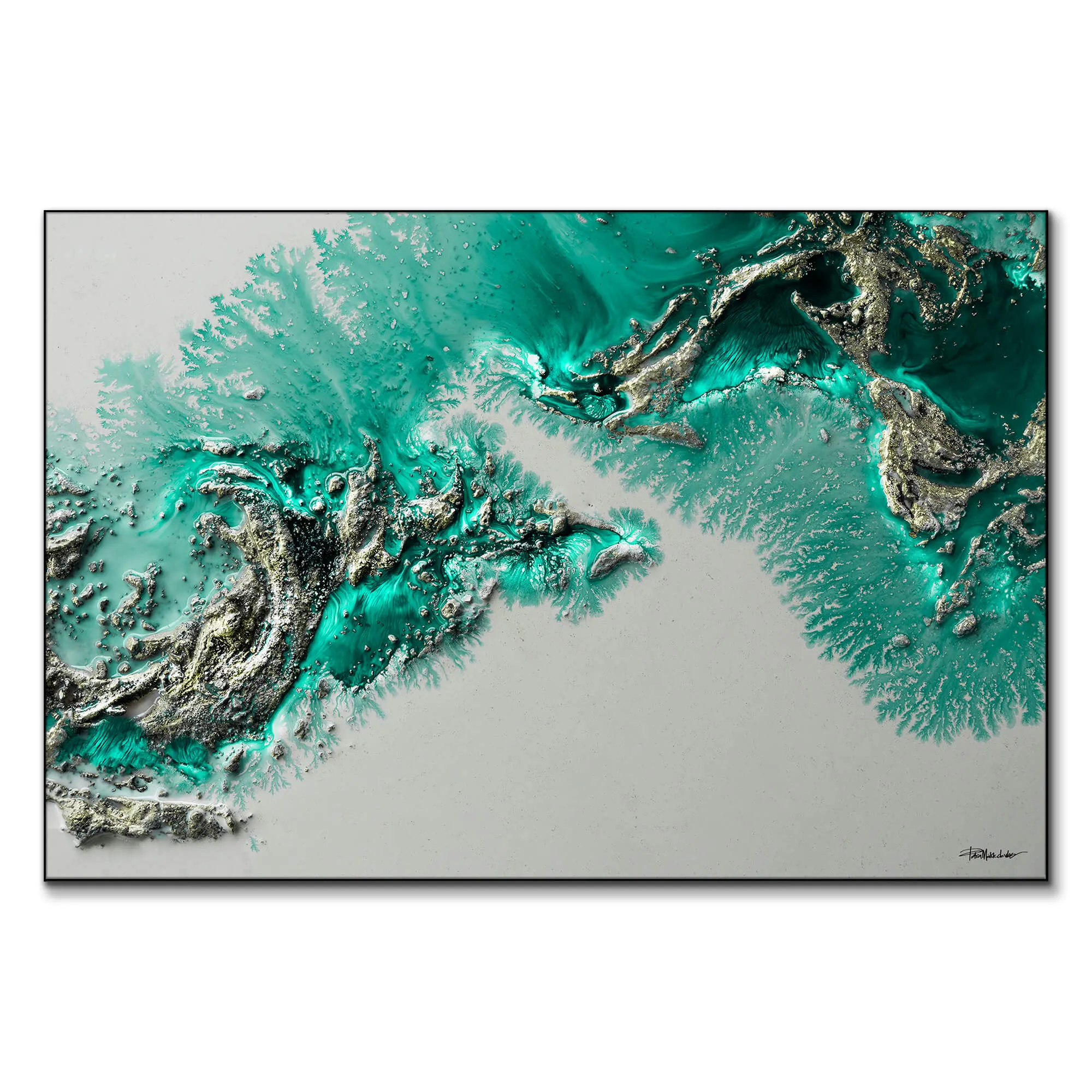Admiral Connect Abstract Ocean Artwork - Vibrant image