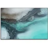 Petra Meikle de Vlas Abstract Oceanic Painting - Turquoise
