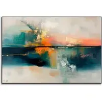 Infinity III Abstract Wall Art - Warm