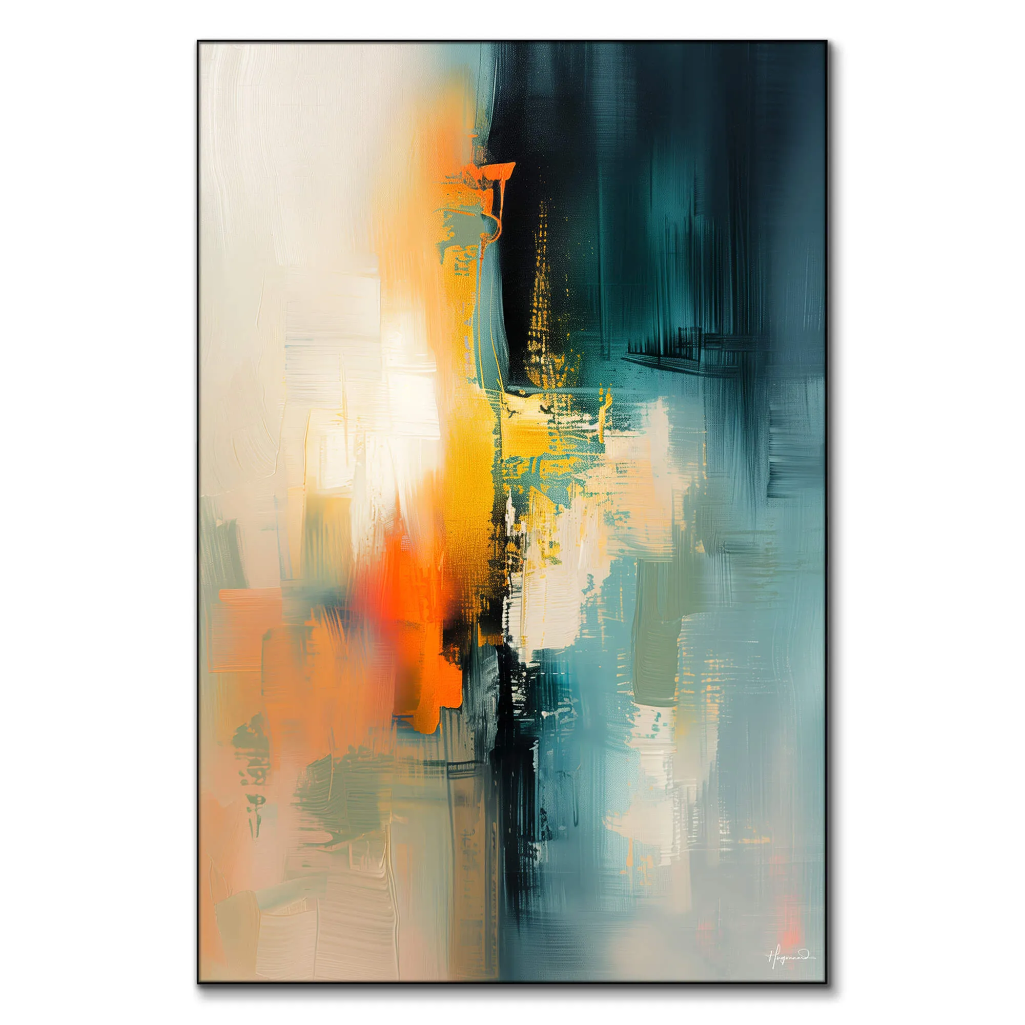 Infinity IV Abstract Wall Art - Warm image