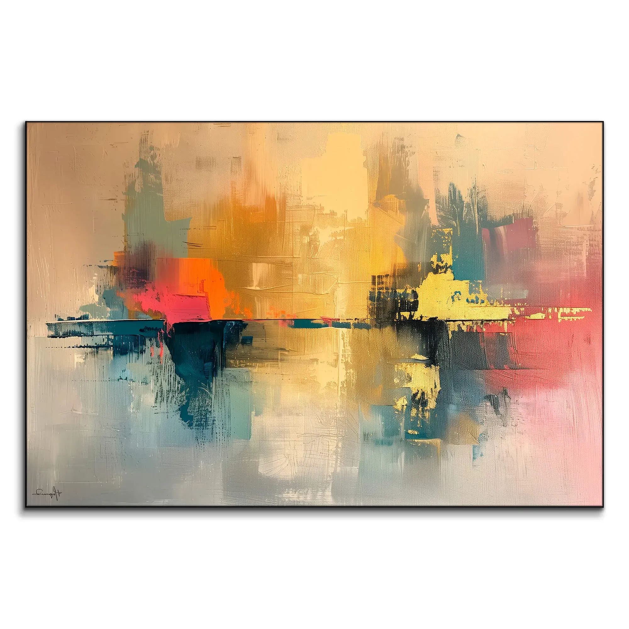 Metropolis II Wall Art - Warm image